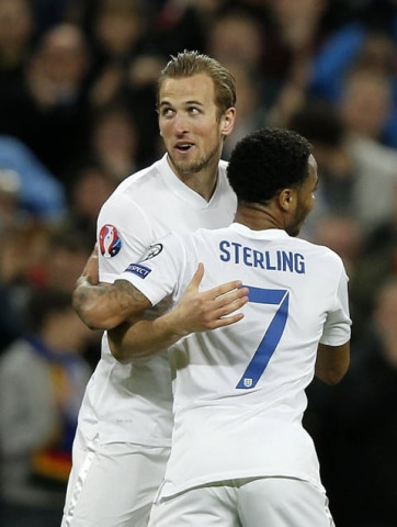 fairytale start harry kane scored his first international goal against lithuania after heading in a raheem sterling cross in the 72nd minute photo afp fairytale start harry kane scored his first international goal against lithuania after heading in a raheem sterling cross in the 72nd minute photo afp