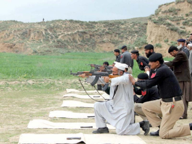 post peshawar attack around 1 000 school watchmen given arms training post peshawar attack around 1 000 school watchmen given arms training