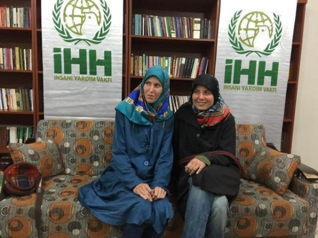 i can confirm that hana humpalova and antonie chrastecka have already returned to czech republic says pm sobotka photo courtesy turkish charity group i can confirm that hana humpalova and antonie chrastecka have already returned to czech republic says pm sobotka photo courtesy turkish charity group