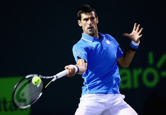 next up after winning against klizan in one hour 56 minutes djokovic will now face belgian qualifier steve darcis in the third round photo afp