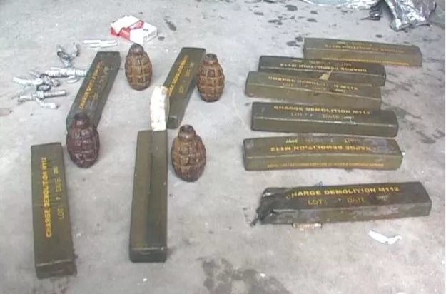 locals were attempting to dig a grave when they came across the explosives said an official of the city police station photo express locals were attempting to dig a grave when they came across the explosives said an official of the city police station photo express