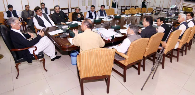 according to a handout issued on sunday khattak took the decision while presiding over a meeting at the cm secretariat photo express according to a handout issued on sunday khattak took the decision while presiding over a meeting at the cm secretariat photo express