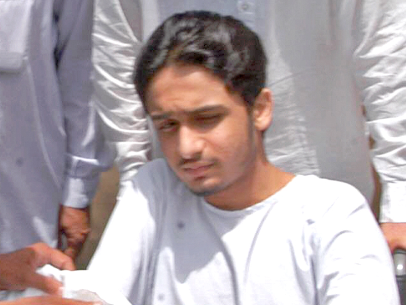 lashari a student of o levels was shot dead inside his house in defence housing authority on may 8 2014 photo express file