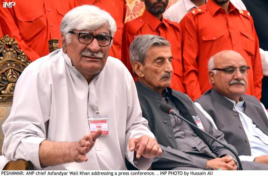 anp chief addressing a press conference photo inp