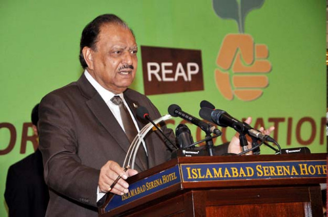 president mamnoon hussain addressing the 7th export trophy awards of the rice exporters association of pakistan photo pid president mamnoon hussain addressing the 7th export trophy awards of the rice exporters association of pakistan photo pid