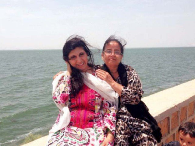 fouzia saeed left with tahira ali right the deceased fisherwomen s activist photo courtesy fouzia saeed fouzia saeed left with tahira ali right the deceased fisherwomen s activist photo courtesy fouzia saeed