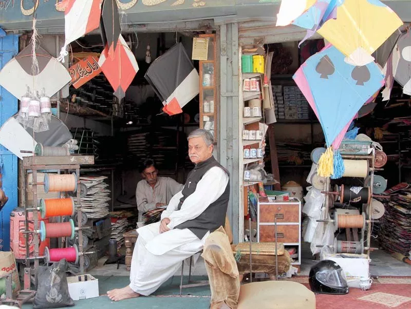 hifazat yar khan offers an extensive variety of colourful kites donning different kinds of patterns and designs photo aysha saleem hifazat yar khan offers an extensive variety of colourful kites donning different kinds of patterns and designs photo aysha saleem