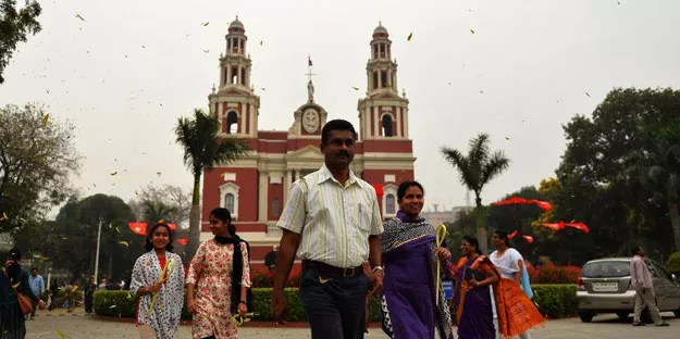 a pastor at sacred heart cathedral says attacks were part of campaign by groups such as rss to marginalise minorities photo channel news asia a pastor at sacred heart cathedral says attacks were part of campaign by groups such as rss to marginalise minorities photo channel news asia