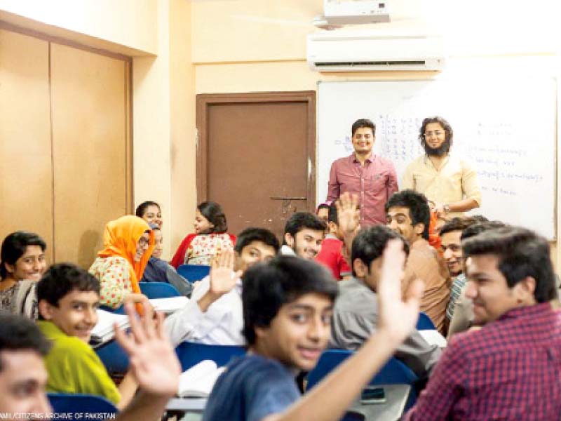 atique maniya and adil maniya who started as tuition teachers 12 years back when their father went bankrupt are now set to open their own a levels college photo courtesy khaula jamil humans of karachi