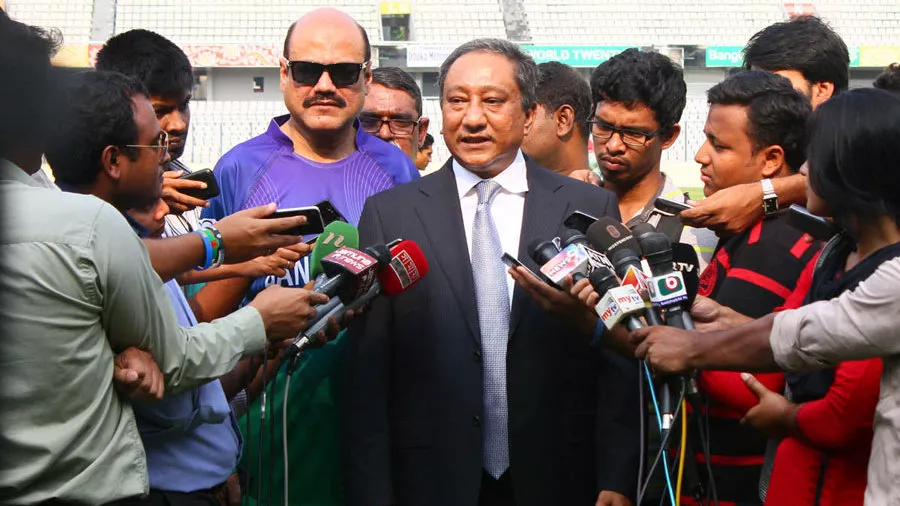 a file photo of bcb president nazmul hassan addressing the reporters photo bcb a file photo of bcb president nazmul hassan addressing the reporters photo bcb