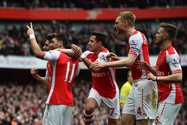 well deserved three goals in the final eight minutes of the first half stunned liverpool while olivier giroud bagged his seventh strike in six premier league games to give the gunners a well deserved lead photo afp