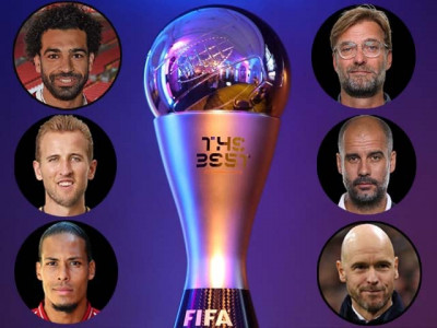 while klopp is surely a winner the best player award is a race between salah dijk kane while klopp is surely a winner the best player award is a race between salah dijk kane