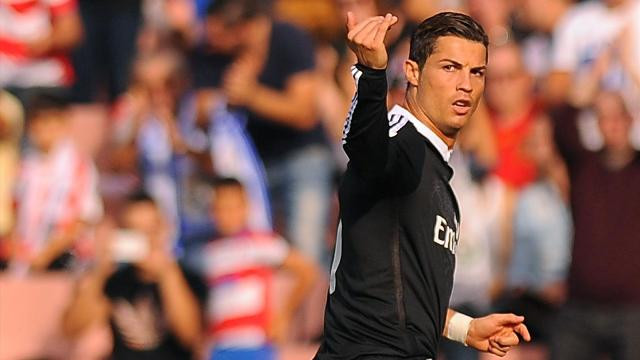 cristiano ronaldo registered a five goal haul for the first time in his distinguished career as madrid bounced back from losing a potentially decisive clash against barcelona before the international break photo file afp cristiano ronaldo registered a five goal haul for the first time in his distinguished career as madrid bounced back from losing a potentially decisive clash against barcelona before the international break photo file afp