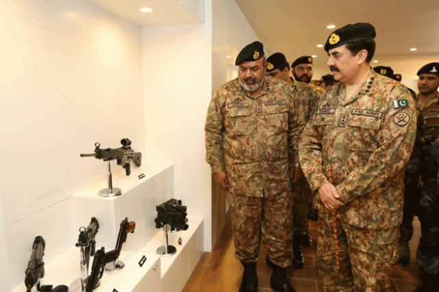 the coas was briefed about the latest weapons manufactured at pof wah photo ispr the coas was briefed about the latest weapons manufactured at pof wah photo ispr