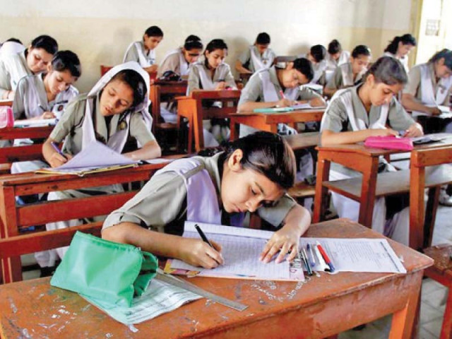 matriculation examinations are set to begin for around 300 000 students in karachi today tuesday a total of 413 designated centres have been established at various schools across the city photo file matriculation examinations are set to begin for around 300 000 students in karachi today tuesday a total of 413 designated centres have been established at various schools across the city photo file