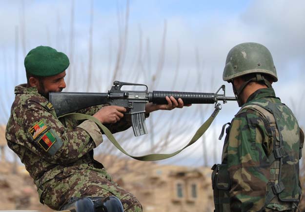 the gunfight erupted after an afghan soldier opened fire on an american delegation outside the governor 039 s compound in jalalabad photo afp