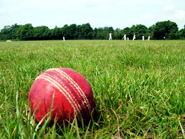 at the end of play kpt were 6 0 after five overs of play in the second innings stock image at the end of play kpt were 6 0 after five overs of play in the second innings stock image