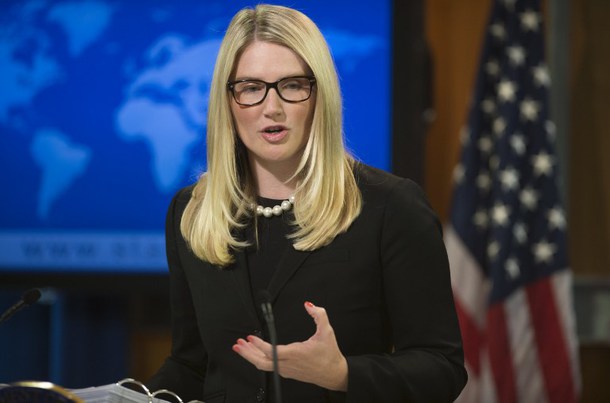 us state department deputy spokesperson marie harf photo afp