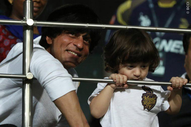 the two year old certainly proved to be a lucky charm for the knight riders who beat mumbai indians by 7 wickets photo indiatoday