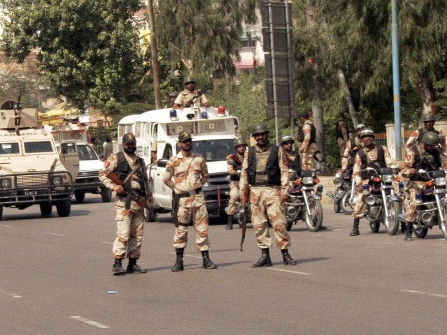 rangers and army troops are deployed only at polling stations considered sensitive photo athar khan rangers and army troops are deployed only at polling stations considered sensitive photo athar khan
