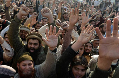 up in arms workers unions across bannu swabi take to streets