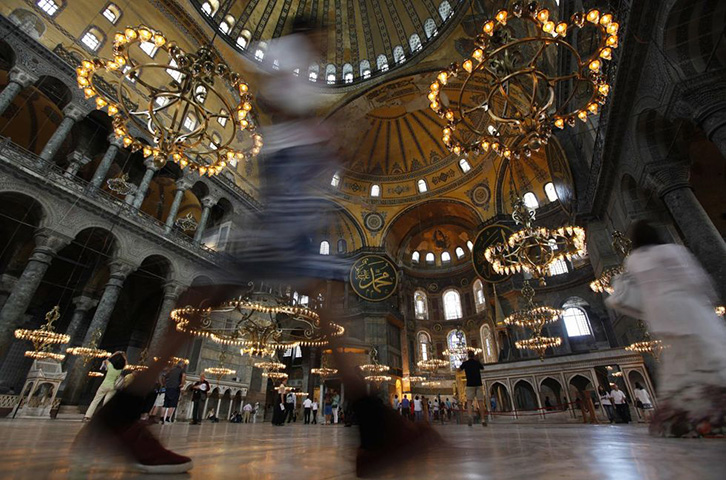 hagia sophia which dates back to 537 was a church for centuries    and the seat of the patriarchate of constantinople    before being converted to a mosque under the ottoman empire in 1453 it opened as a museum in 1935 after the founding of modern turkey photo reuters