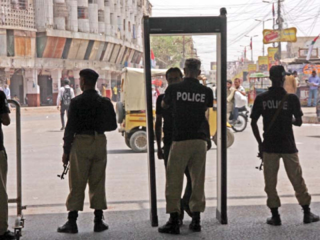 law enforcement agencies in the city have prepared security strategies ahead of the na 246 by elections which are scheduled to be held on april 23 photo file law enforcement agencies in the city have prepared security strategies ahead of the na 246 by elections which are scheduled to be held on april 23 photo file