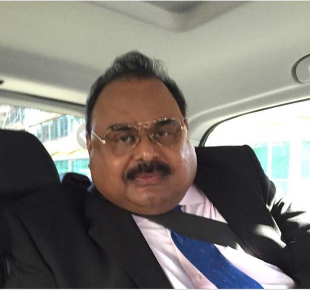 mqm chief en route london police station photo twitter