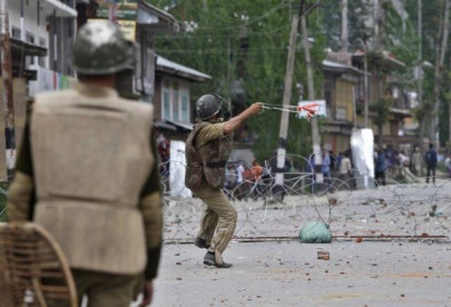 protests in indian kashmir after separatist s brother killed