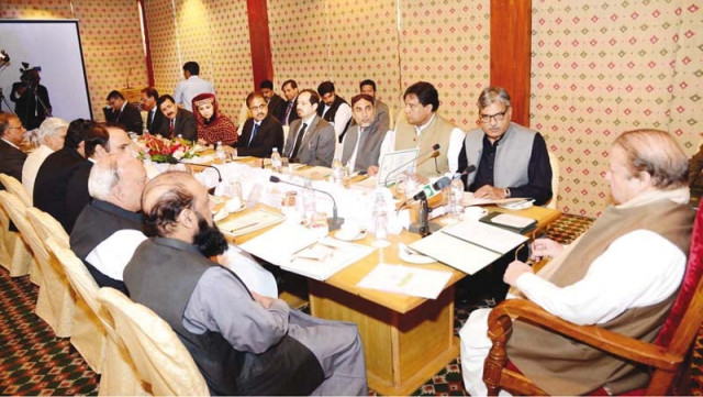 prime minister nawaz sharif chairs meeting at g b council photo inp prime minister nawaz sharif chairs meeting at g b council photo inp