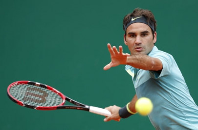 monte carlo masters federer opens campaign with easy win