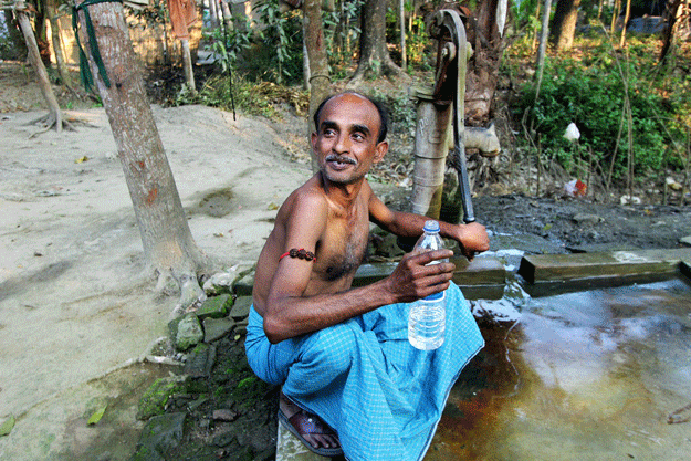 the plant produces 8 000 litres of potable water per day with each bottle of water costs less than one us cent photo afp