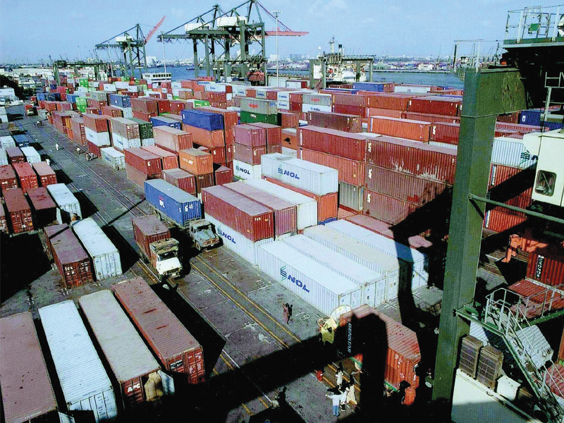 at least 90 of goods will be cleared on arrival at karachi port photo file