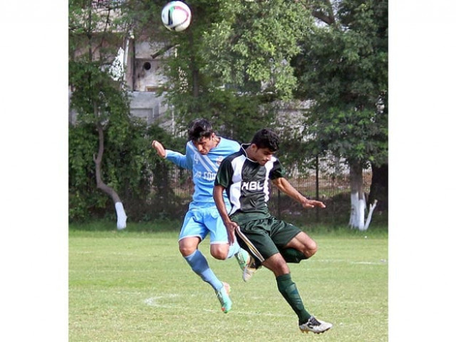both teams played a goalless first half with saeed scoring the winner for hbl in the 58th minute of their group c match photo app