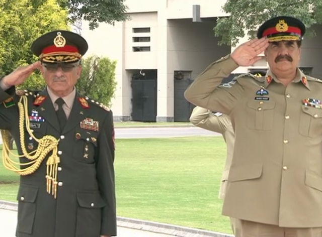 general sher muhammad karimi addresses the 132nd passing out parade of pakistan military academy kakul photo ispr