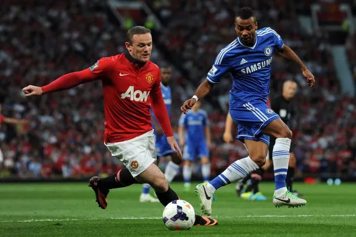a file photo of wayne rooney and ashley cole vying for the ball in a match between manchester united and chelsea photo afp a file photo of wayne rooney and ashley cole vying for the ball in a match between manchester united and chelsea photo afp
