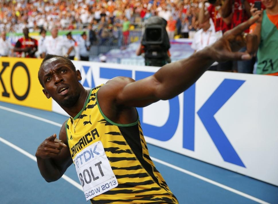 the jamaican world record holder missed most of 2014 with injury and american rival justin gatlin went unbeaten in the sprints photo reuters