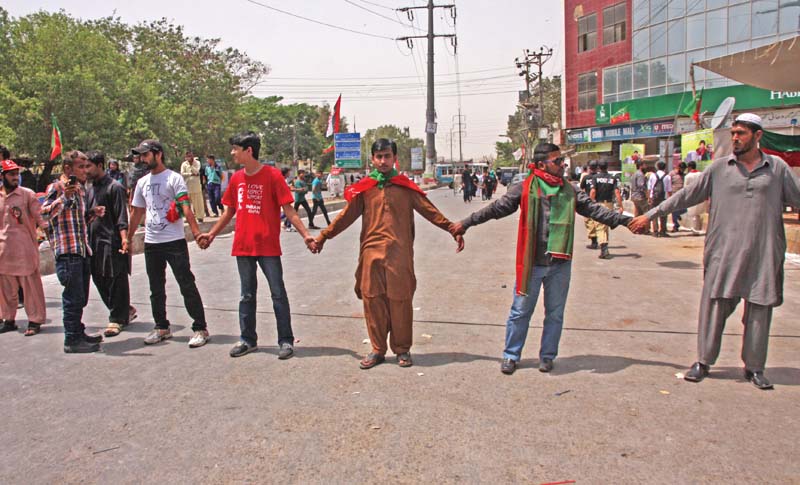 as the by polls in na 246 come closer political parties are announcing support for one party or the other pml n has pledged support for ji while the mwm has announced support for pti photo athar khan express