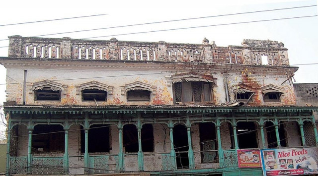 many of the historic buildings and temples have either fallen prey to land mafia or rented out on meagre amounts to traders who have turned them into store rooms photo express many of the historic buildings and temples have either fallen prey to land mafia or rented out on meagre amounts to traders who have turned them into store rooms photo express