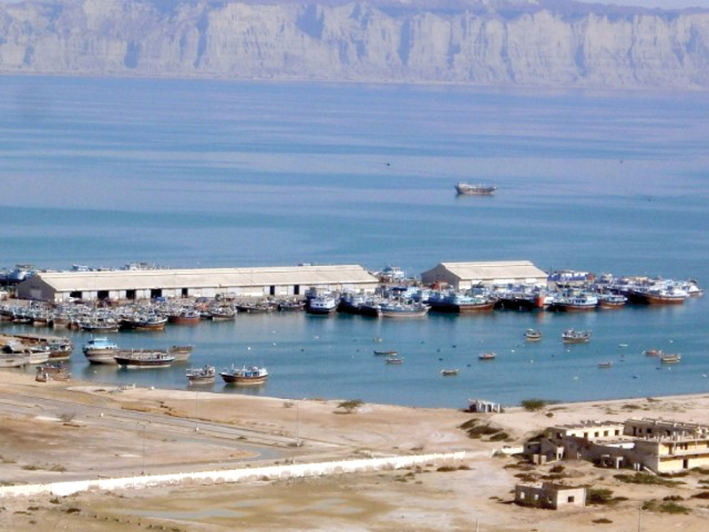 ports minister says east bay expressway to connect gwadar with rest of country stock image