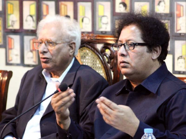aiou s dr shahid iqbal speaking at the event photo express aiou s dr shahid iqbal speaking at the event photo express