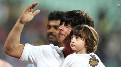 shah rukh khan shares image of doll version of himself and abram