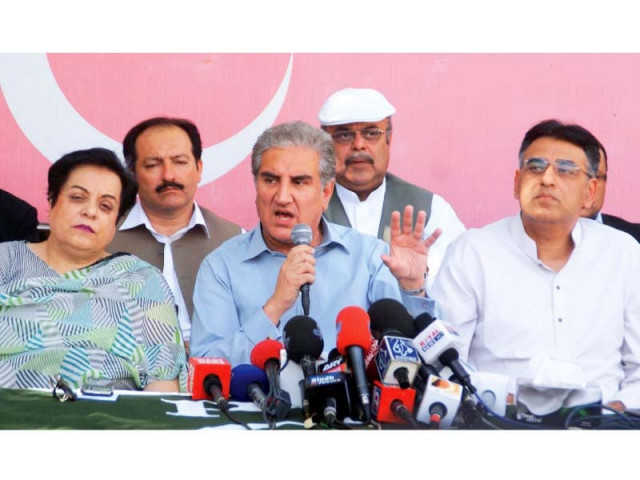 pti vice chairman shah mehmood qureshi talks to the media on wednesday photo inp pti vice chairman shah mehmood qureshi talks to the media on wednesday photo inp