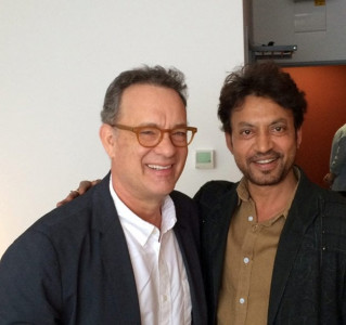 irrfan khan meets wonderful tom hanks in budapest