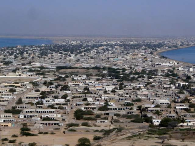 the residential area of gwadar port in the arabian sea photo afp