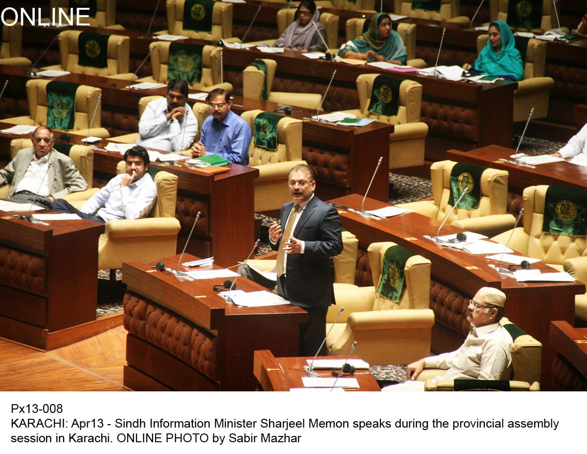 both the bills have been included in the agenda of the sindh assembly session scheduled to resume on monday photo online