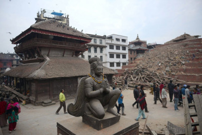 before and after pictures reveal scale of devastation caused by nepal earthquake