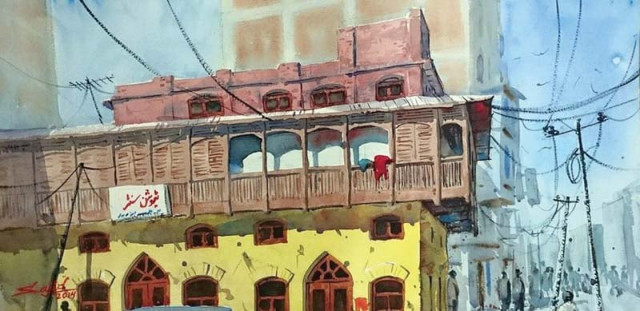 watercolour paintings by ali sajid photos courtesy ali sajid watercolour paintings by ali sajid photos courtesy ali sajid