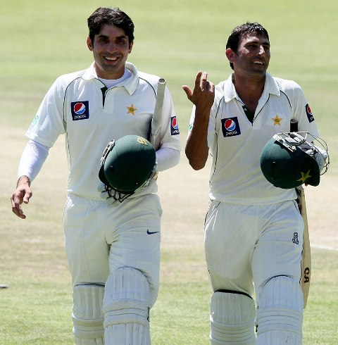 crisis what crisis misbah and younus return to the fold looking to instil confidence and calm into a young side shaken up by recent results photo afp