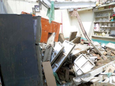 in the aftermath rainstorm leaves trail of destruction in its wake in the aftermath rainstorm leaves trail of destruction in its wake